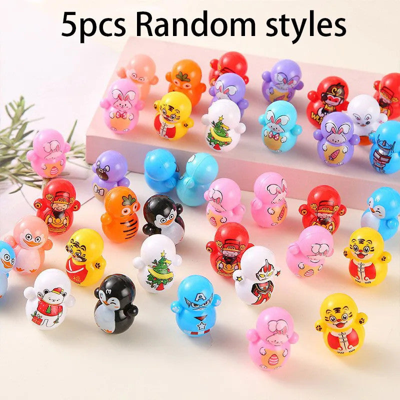 5pcs Self-Rolling Tumbler Pet Toy